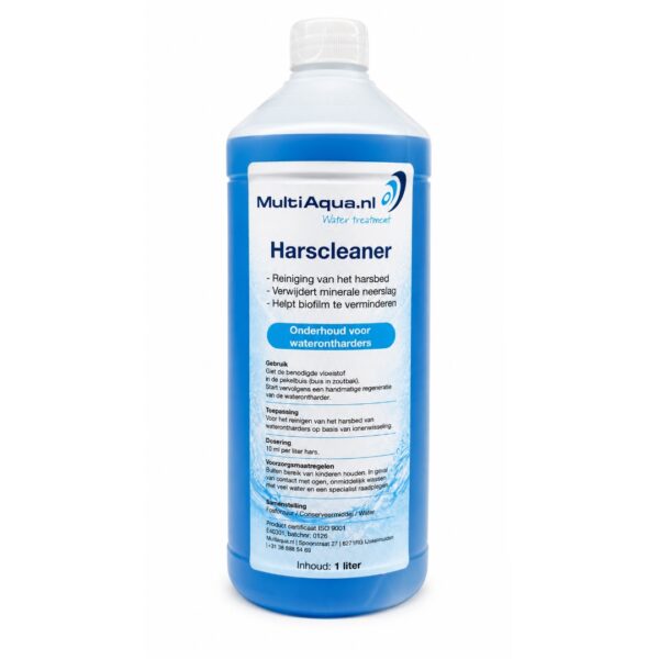 MultiAqua Harscleaner 1 liter fles — harsreiniger voor waterontharders