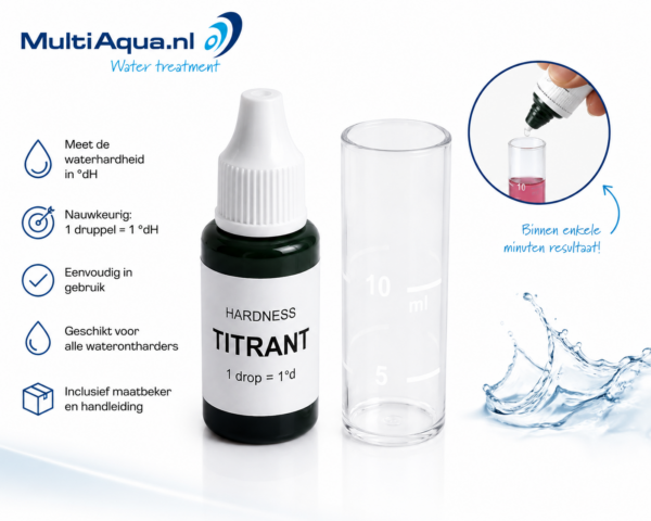 Testkit waterhardheid meten in °dH – MultiAqua